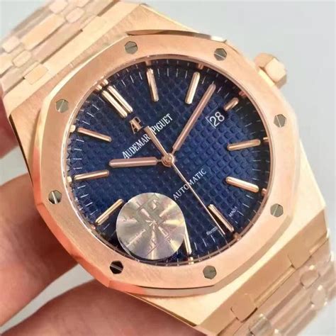 audemars piguet royal oak rose gold replica|audemars piguet knock offs.